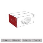 سرویس غذاخوری 102پارچه چینی زرین ایران سری ایتالیااف طرح یاس بنفش