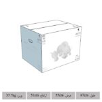 سرویس غذاخوری 108 پارچه چینی زرین ایران سری شهرزاد طرح کلوپاترا