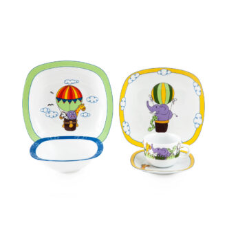 سرویس چینی 5 پارچه کودک ساوانا سری کواترو