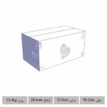 سرویس غذاخوری 29 پارچه چینی زرین ایران سری نئوکلاسیک طرح آرتمیس کرم