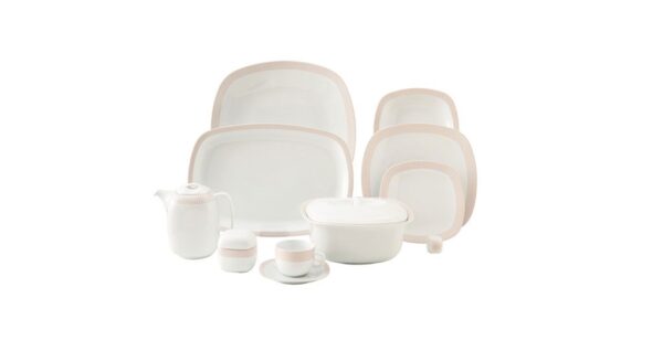 سرویس غذاخوری 98 پارچه چینی زرین ایران سری کواترو طرح مریدین رزگلد 1 سرویس غذاخوری 98 پارچه چینی زرین ایران سری کواترو طرح مریدین رزگلد