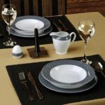 سرویس غذاخوری 28 پارچه چینی زرین ایران سری ایتالیااف طرح فورچون