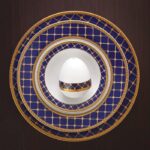 سرویس غذاخوری 28 پارچه چینی زرین ایران سری ایتالیااف طرح هلیا