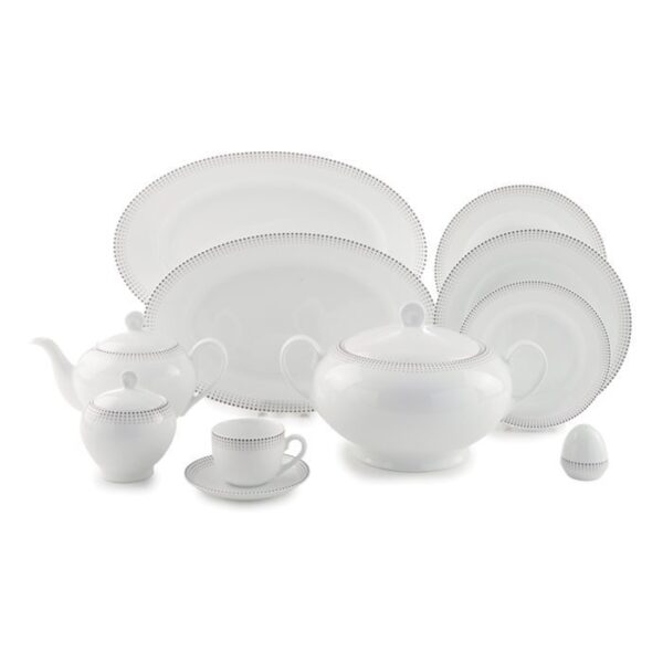 سرویس غذاخوری 102پارچه چینی زرین ایران سری ایتالیااف طرح مون بلان 1 سرویس غذاخوری 102پارچه چینی زرین ایران سری ایتالیااف طرح مون بلان