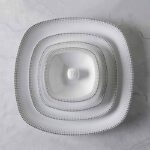 سرویس غذاخوری 98 پارچه چینی زرین ایران سری کواترو طرح مون بلان