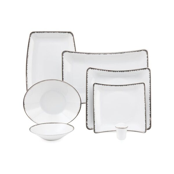 سرویس غذاخوری30 پارچه چینی زرین ایران سری وینچی طرح رویال پلاتینی 1 سرویس غذاخوری30 پارچه چینی زرین ایران سری وینچی طرح رویال پلاتینی