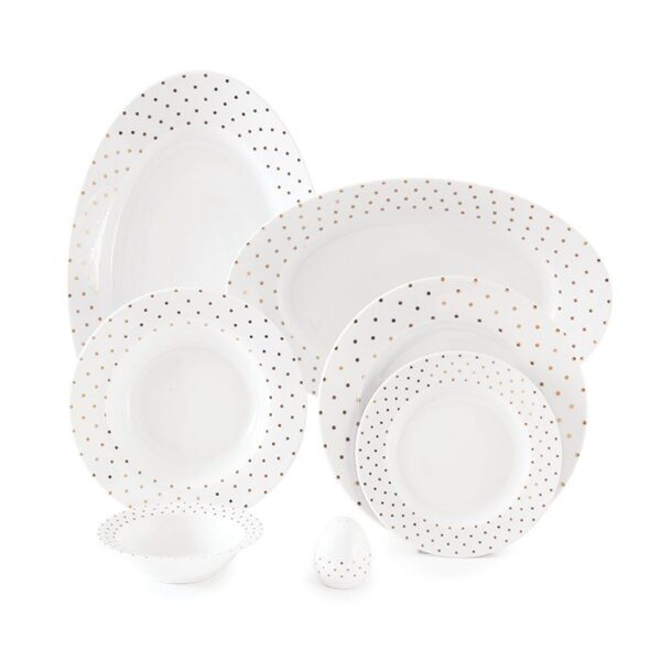 سرویس غذاخوری 28 پارچه چینی زرین ایران سری ایتالیااف طرح اسپاتی طلایی 1 سرویس غذاخوری 28 پارچه چینی زرین ایران سری ایتالیااف طرح اسپاتی طلایی