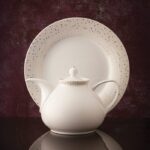 سرویس غذاخوری 108 پارچه چینی زرین ایران سری شهرزاد طرح سان رایز