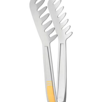 انبر سالاد ناب استیل طرح فلورانس دور طلا