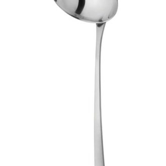 ملاقه سوپ ناب استیل طرح فلورانس دور طلا