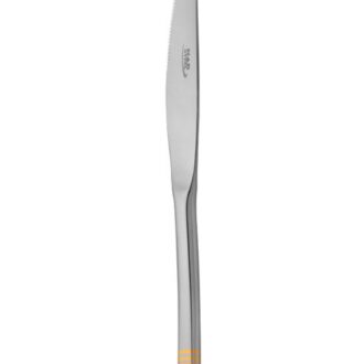 کارد استیک ناب استیل طرح فلورانس دور طلا