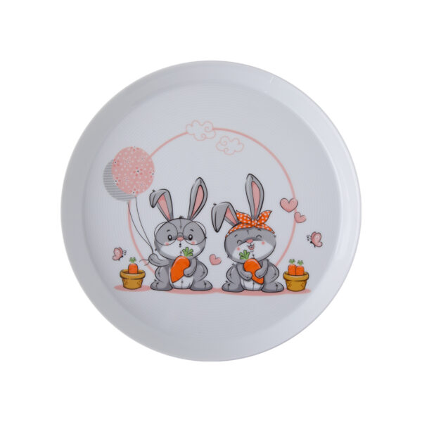 بشقاب تخت 24 سانتیمتری هپی ربیت